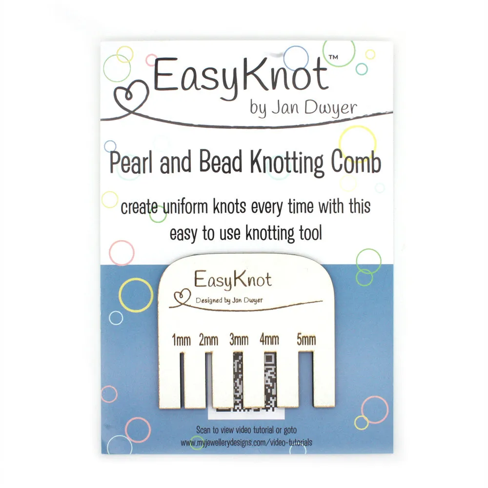 EasyKnot Pearl and Bead Knotting Comb - Pack of 1