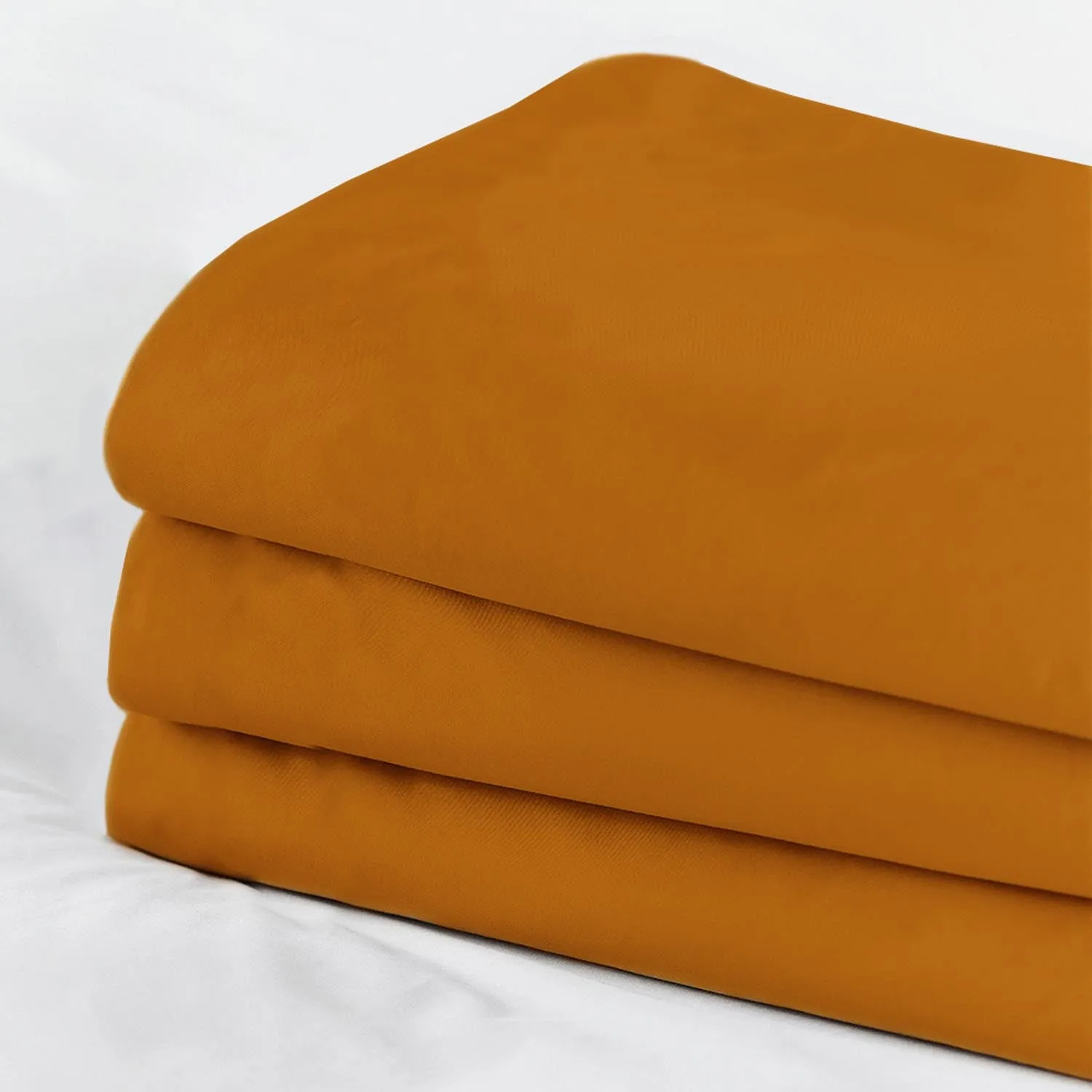 Egyptian Cotton Fitted Sheet Rust