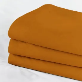 Egyptian Cotton Fitted Sheet Rust