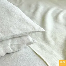 Fine 6.35oz Parisian Organic French Linen Bed Sheets