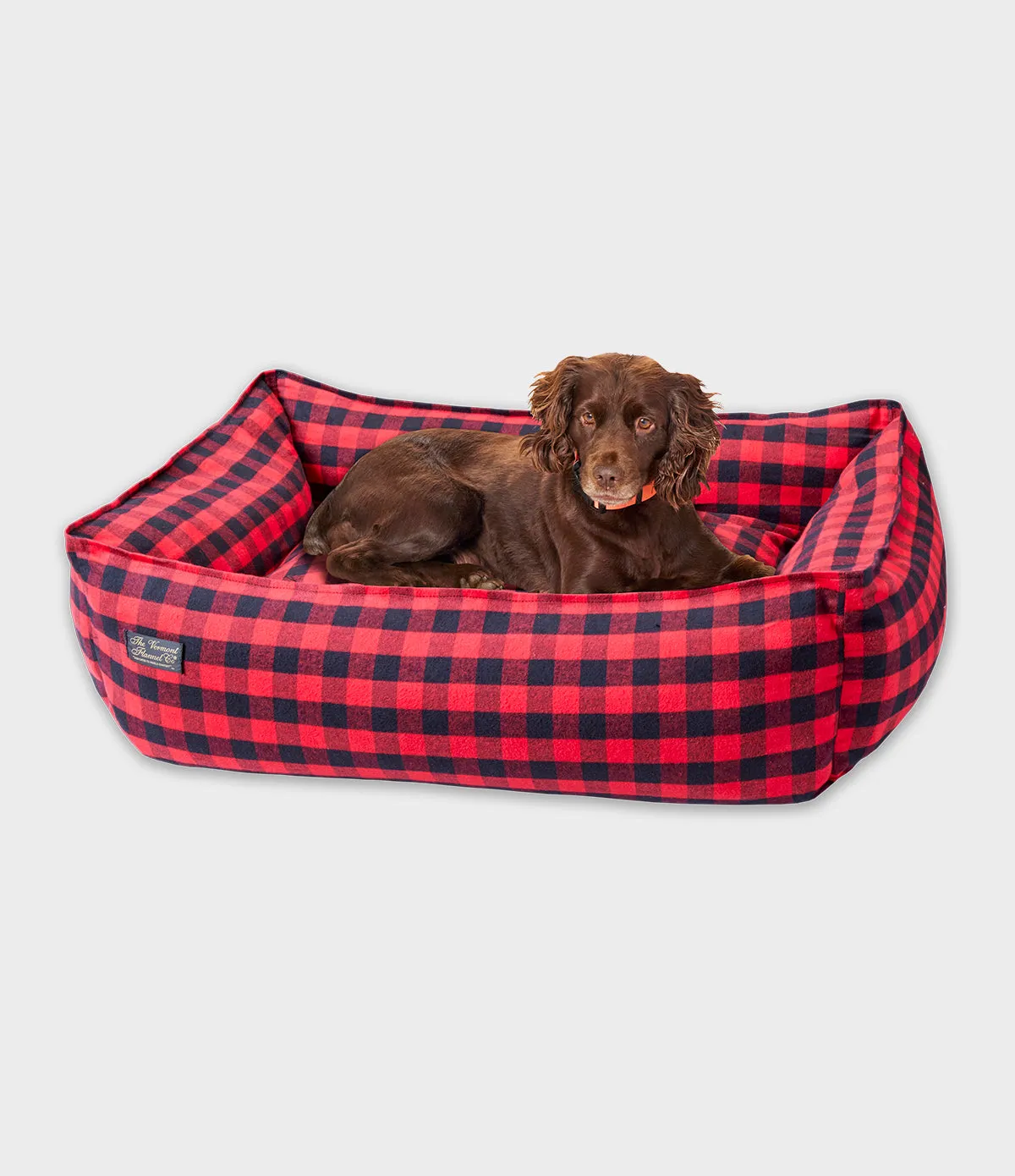 Flannel Dog Bed