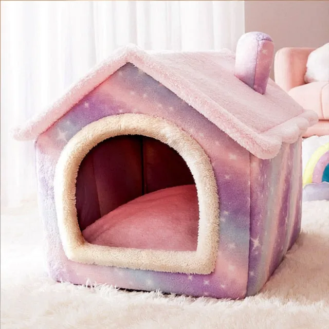 Foldable Pet House Puppy Cave Sofa