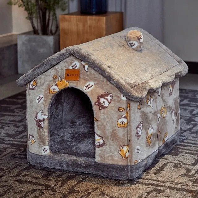 Foldable Pet House Puppy Cave Sofa