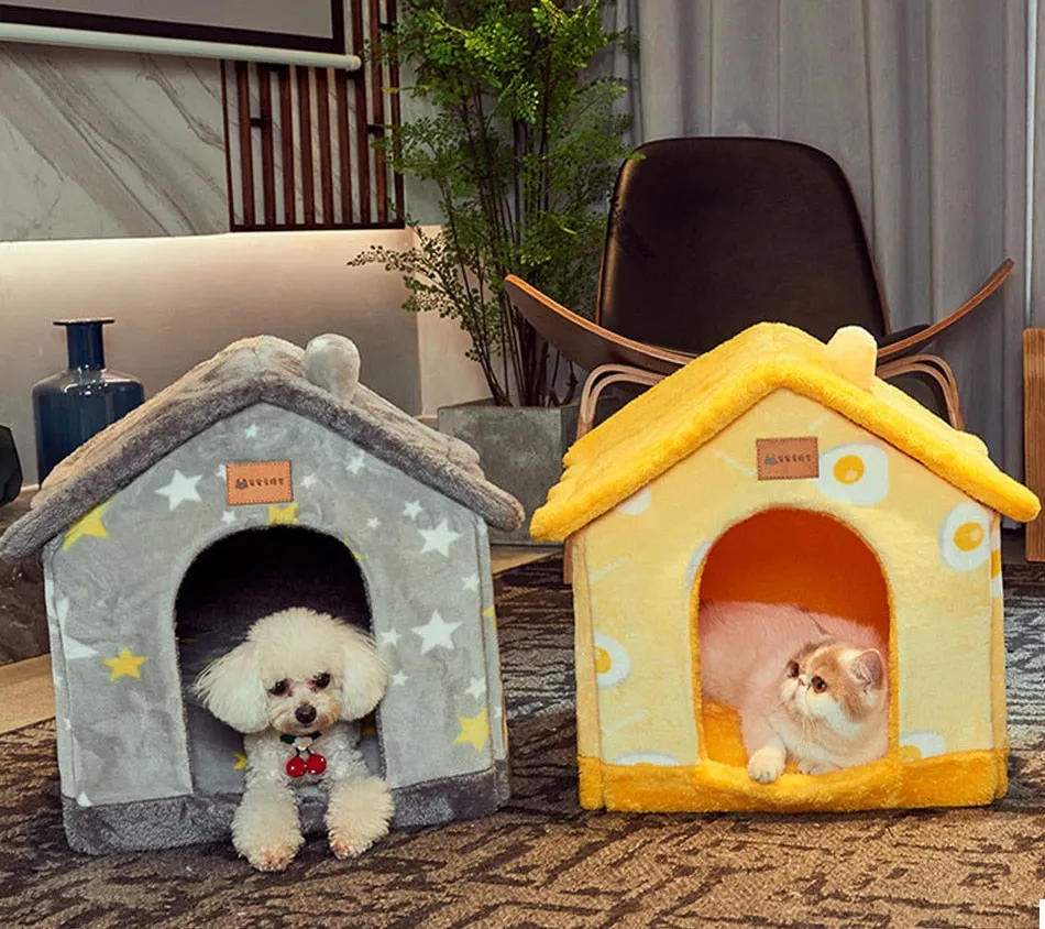 Foldable Pet House Puppy Cave Sofa