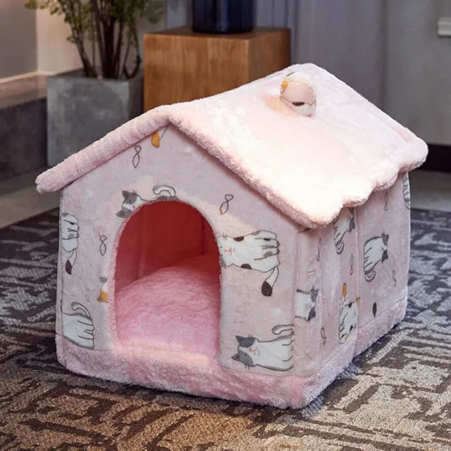 Foldable Pet House Puppy Cave Sofa