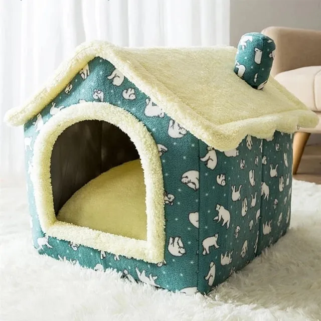 Foldable Pet House Puppy Cave Sofa