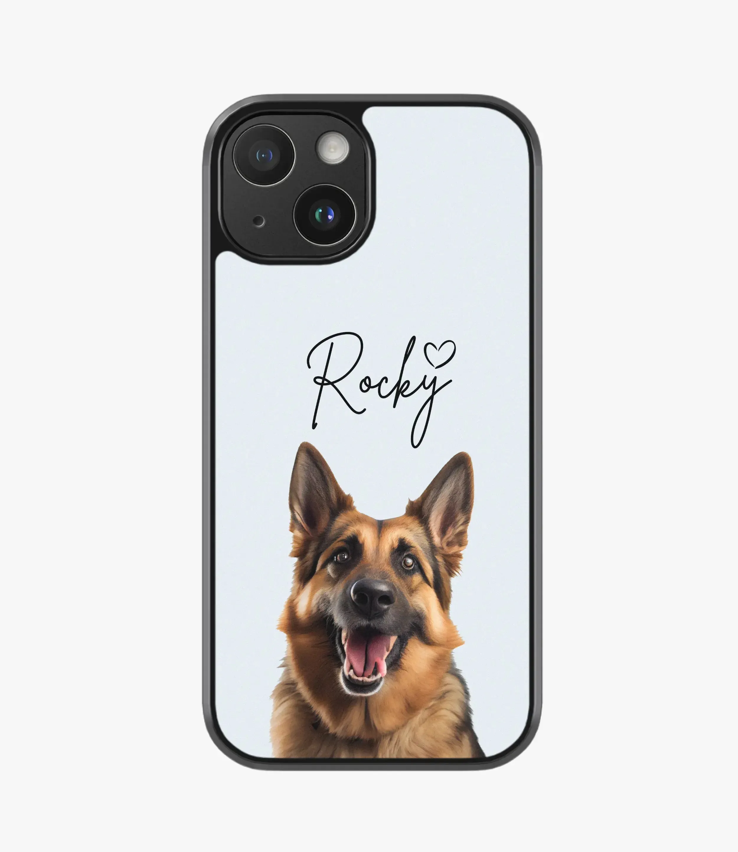 German Shepherd Custom Name Hybrid Matte Case