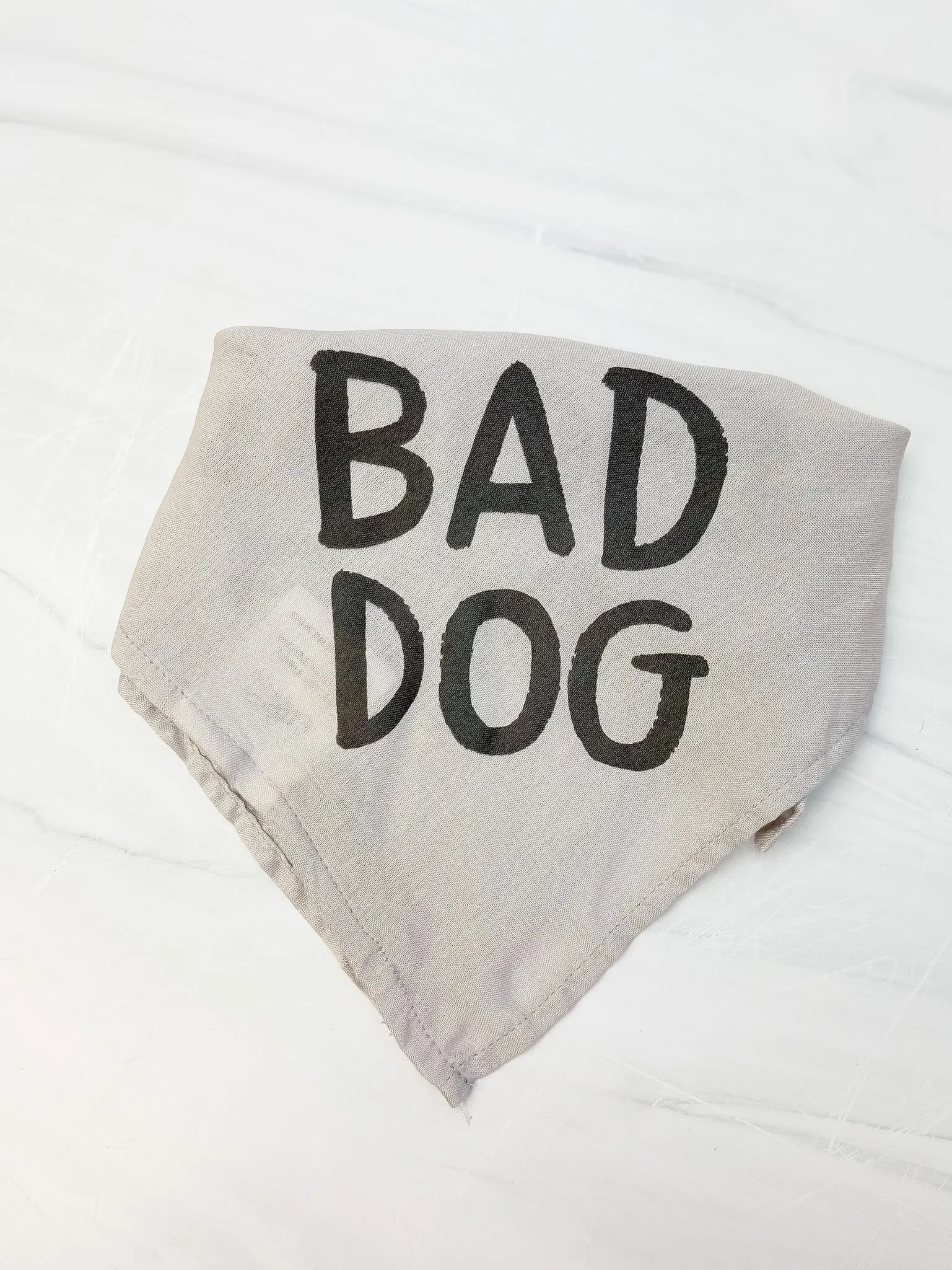 'Good Dog Bad Dog' Pet Bandana - Choice of Size