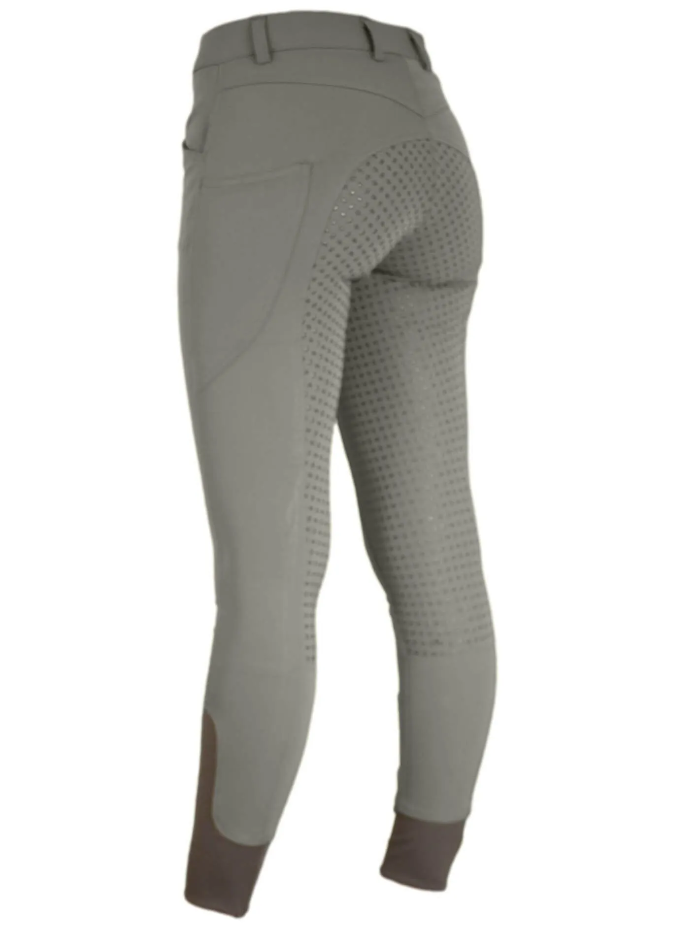 Grey CoolMax Breeches with phone pockets