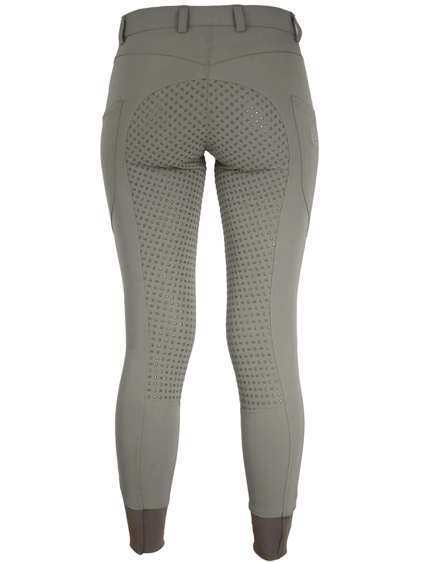 Grey CoolMax Breeches with phone pockets