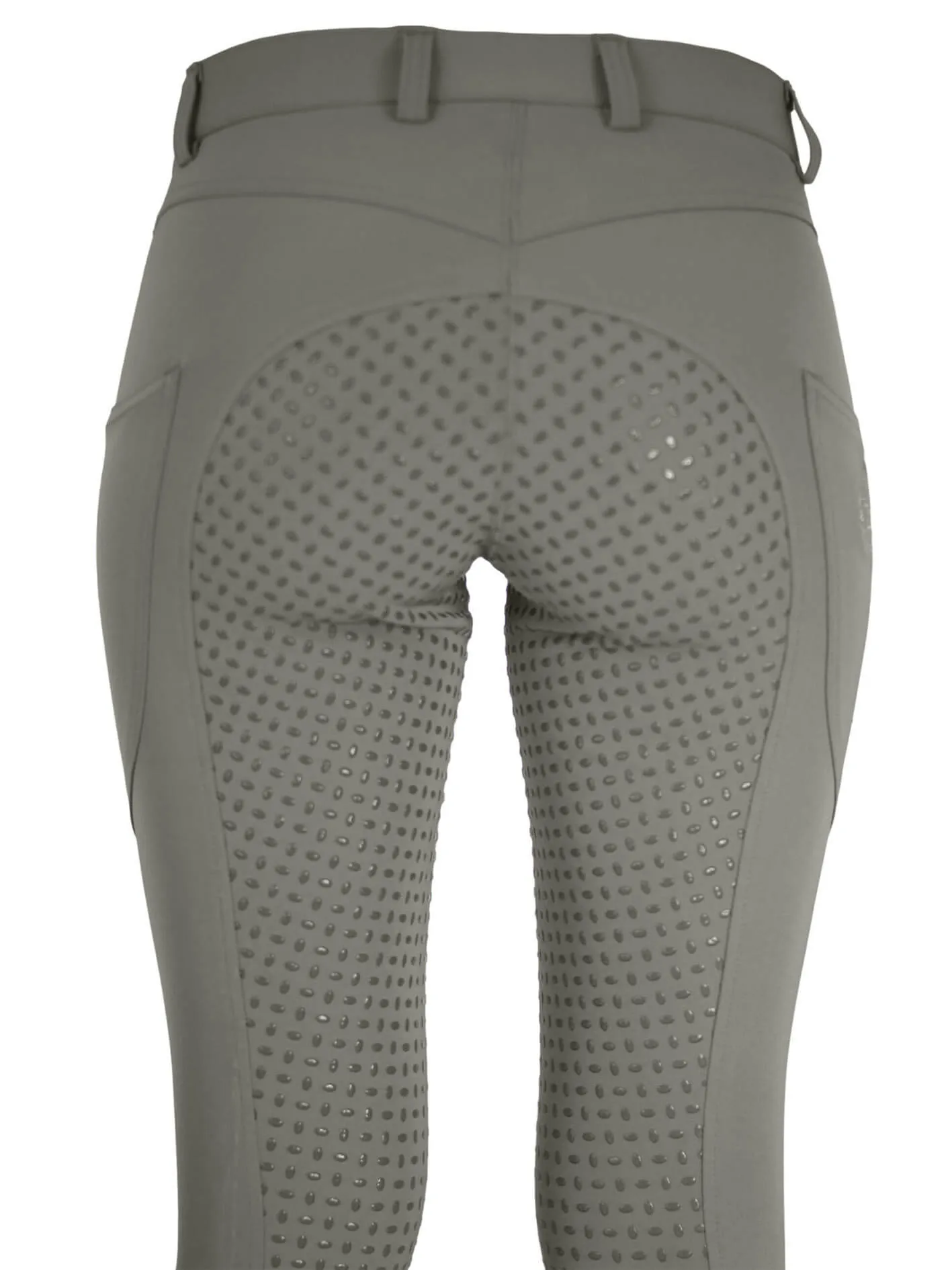 Grey CoolMax Breeches with phone pockets