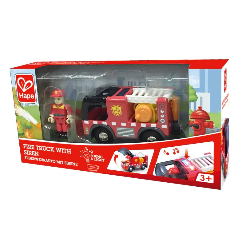 Hape - Fire Truck with Siren