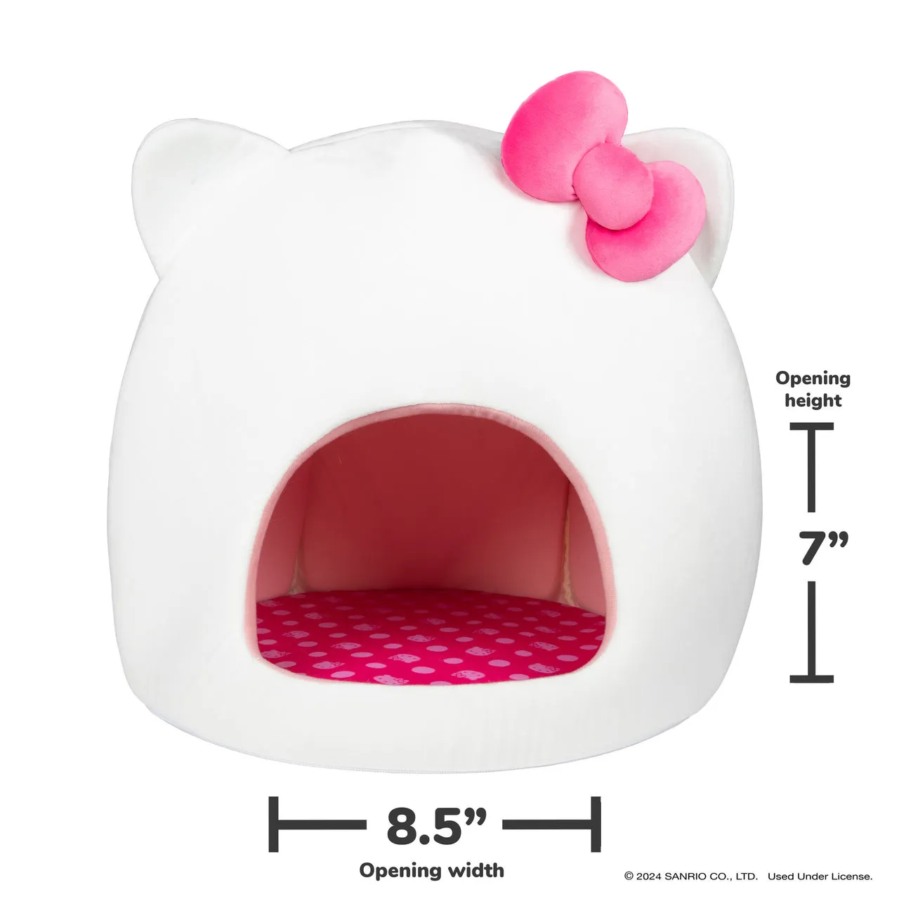 Hello Kitty Covered Pet Cave Bed