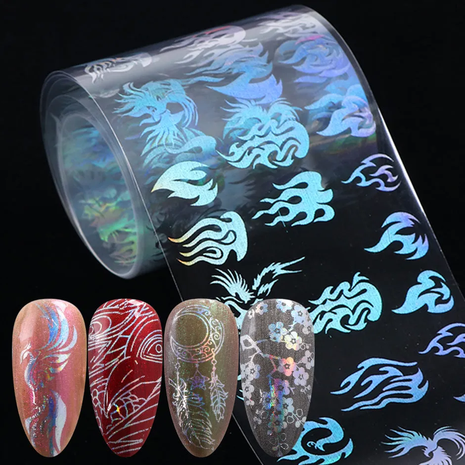 Holographic Laser Nail Foil 10pcs