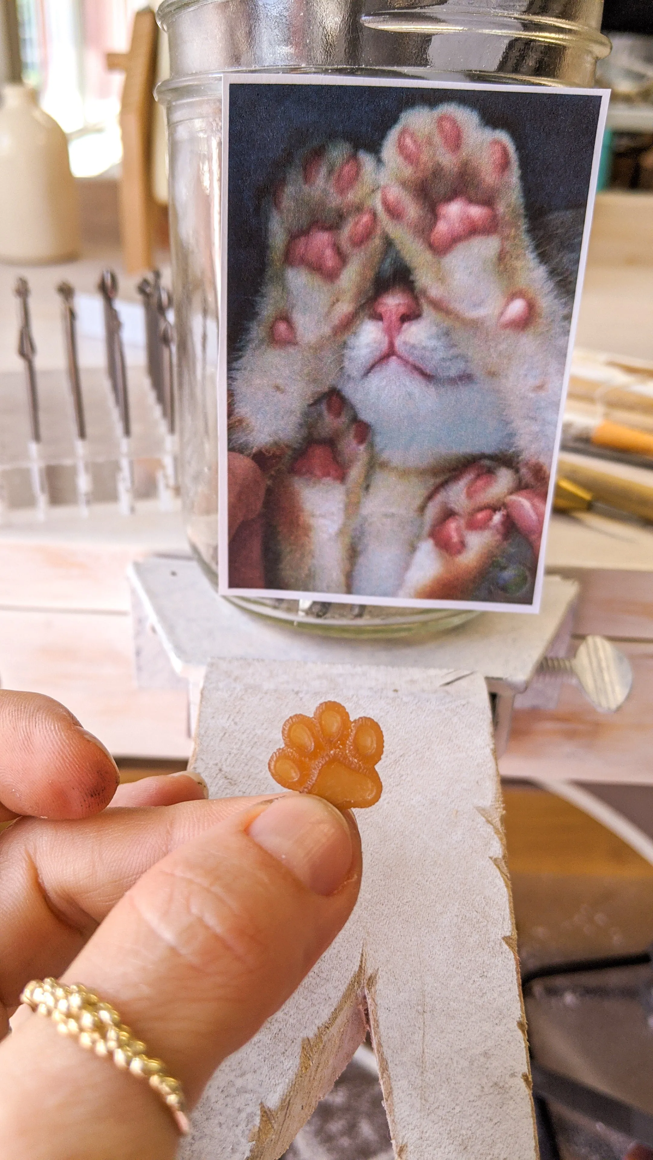 Icons ~ Paw Print Pendant