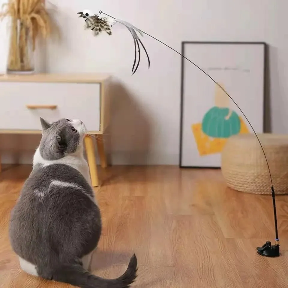 Interactive Bird Simulation Cat Toy Set