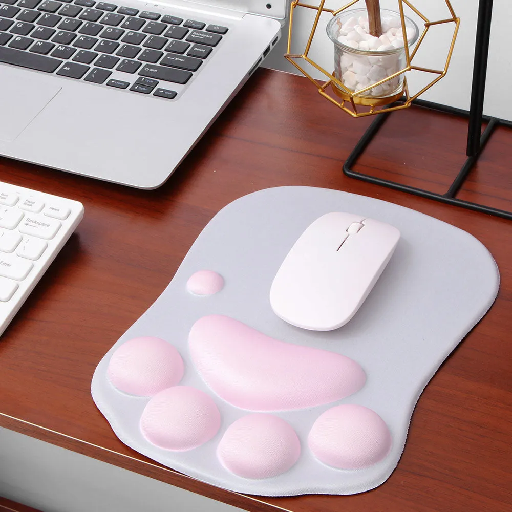 Kawaii 3D Cat Paw Mouse Pad