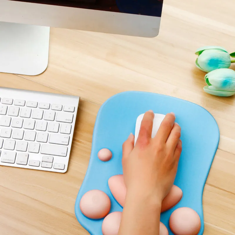 Kawaii 3D Cat Paw Mouse Pad