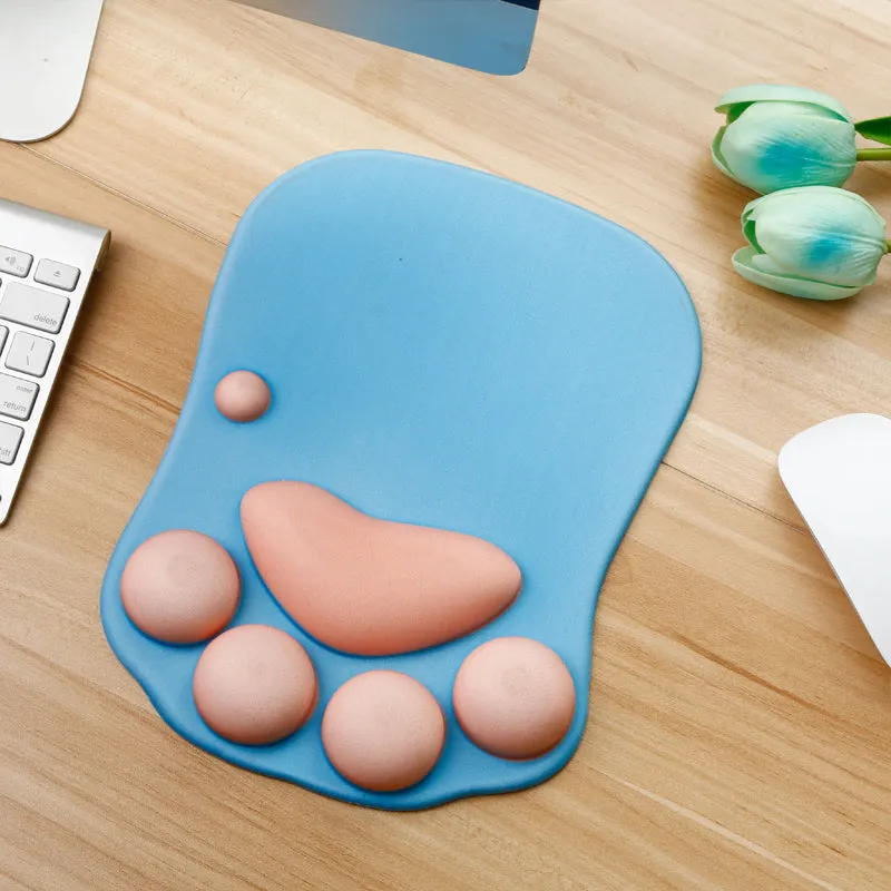 Kawaii 3D Cat Paw Mouse Pad