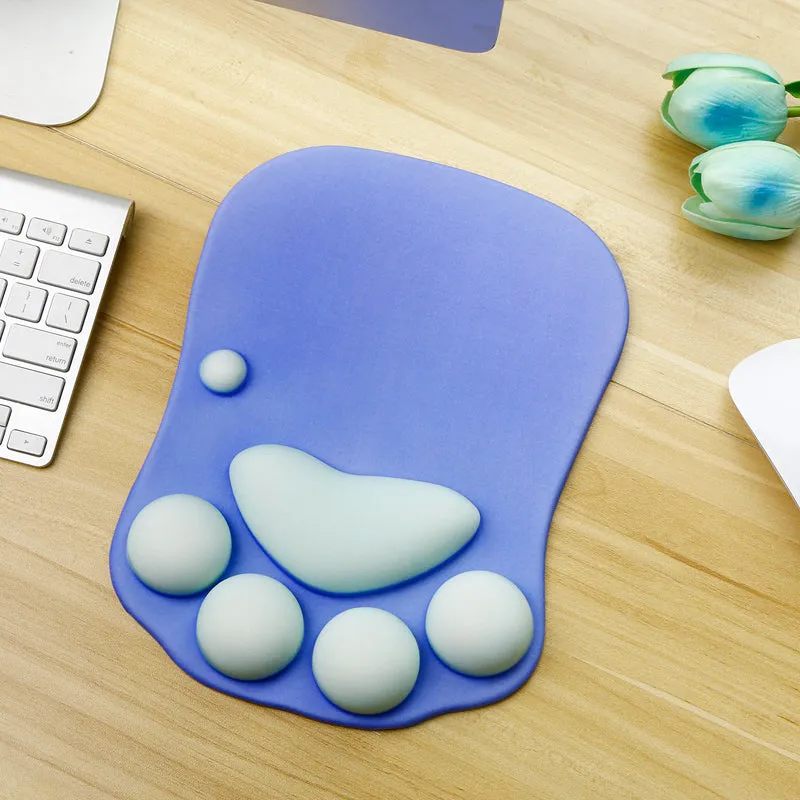 Kawaii 3D Cat Paw Mouse Pad