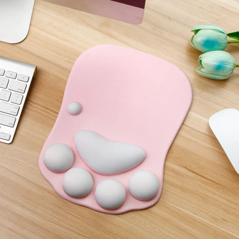 Kawaii 3D Cat Paw Mouse Pad