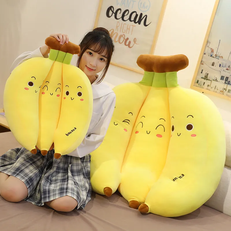 Kawaii Banana Plush Pillow