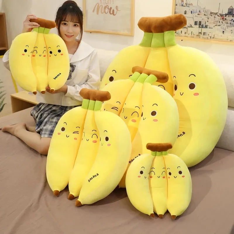 Kawaii Banana Plush Pillow