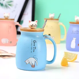 Kawaii Cat Ceramic Mug