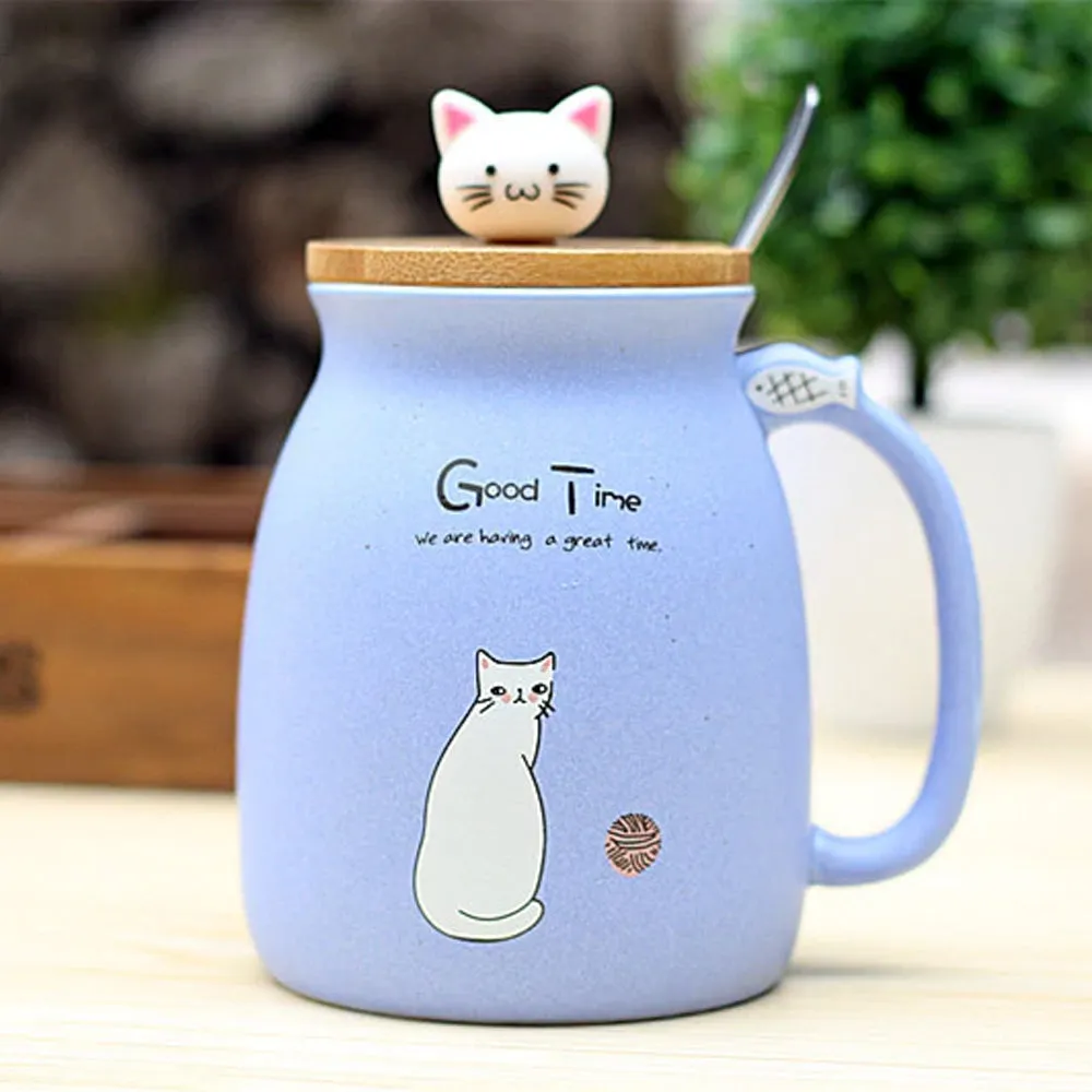 Kawaii Cat Ceramic Mug