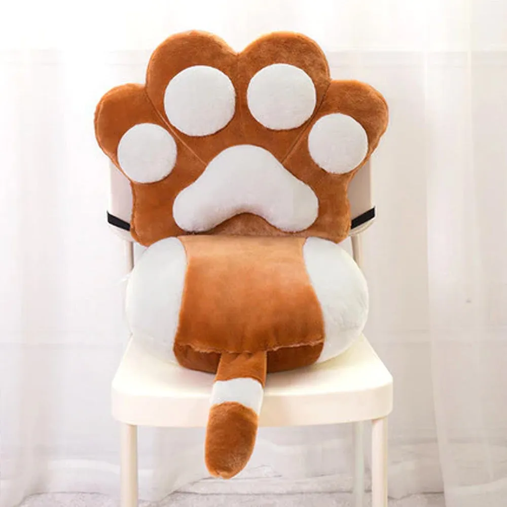 Kawaii Cat Paw Cushion (Pair)