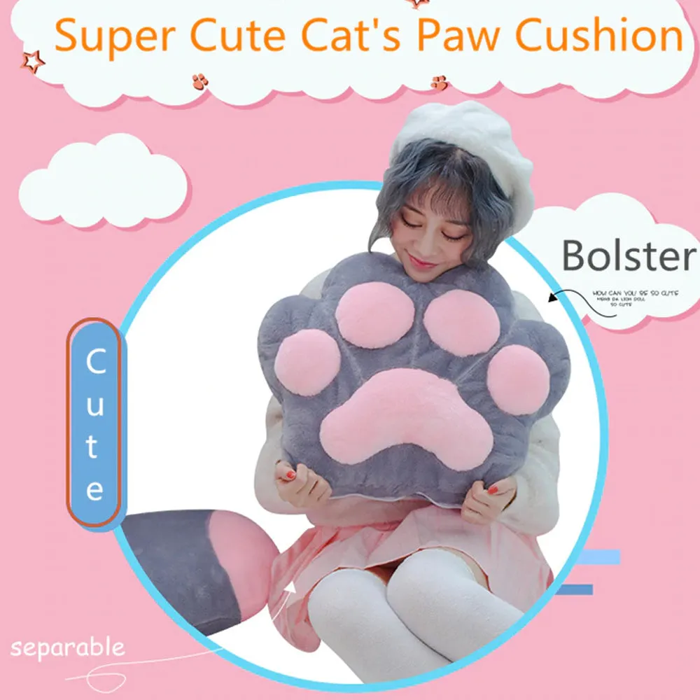 Kawaii Cat Paw Cushion (Pair)