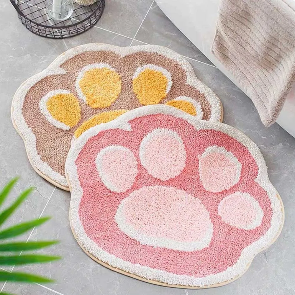 Kawaii Paw Water Absorbing Floor Mat