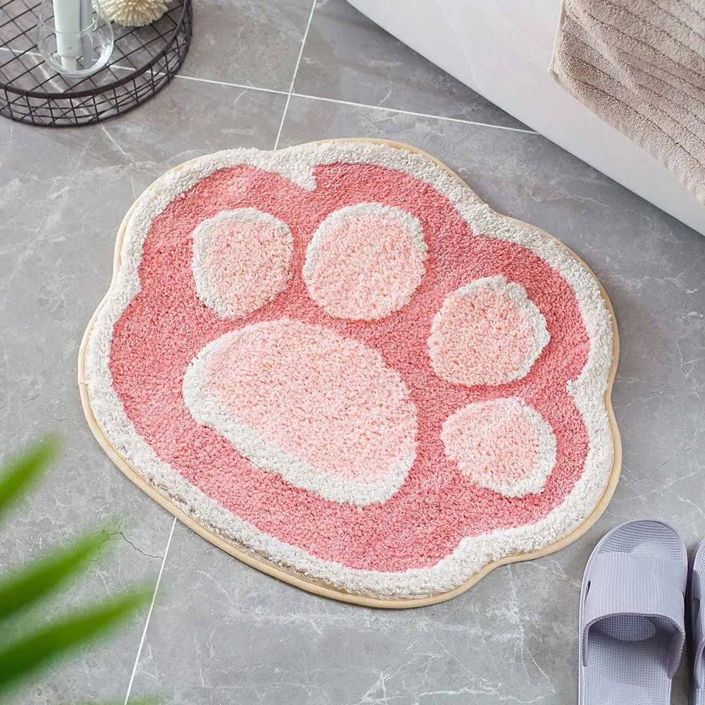 Kawaii Paw Water Absorbing Floor Mat