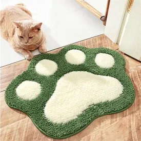 Kawaii Paw Water Absorbing Floor Mat