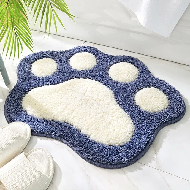 Kawaii Paw Water Absorbing Floor Mat