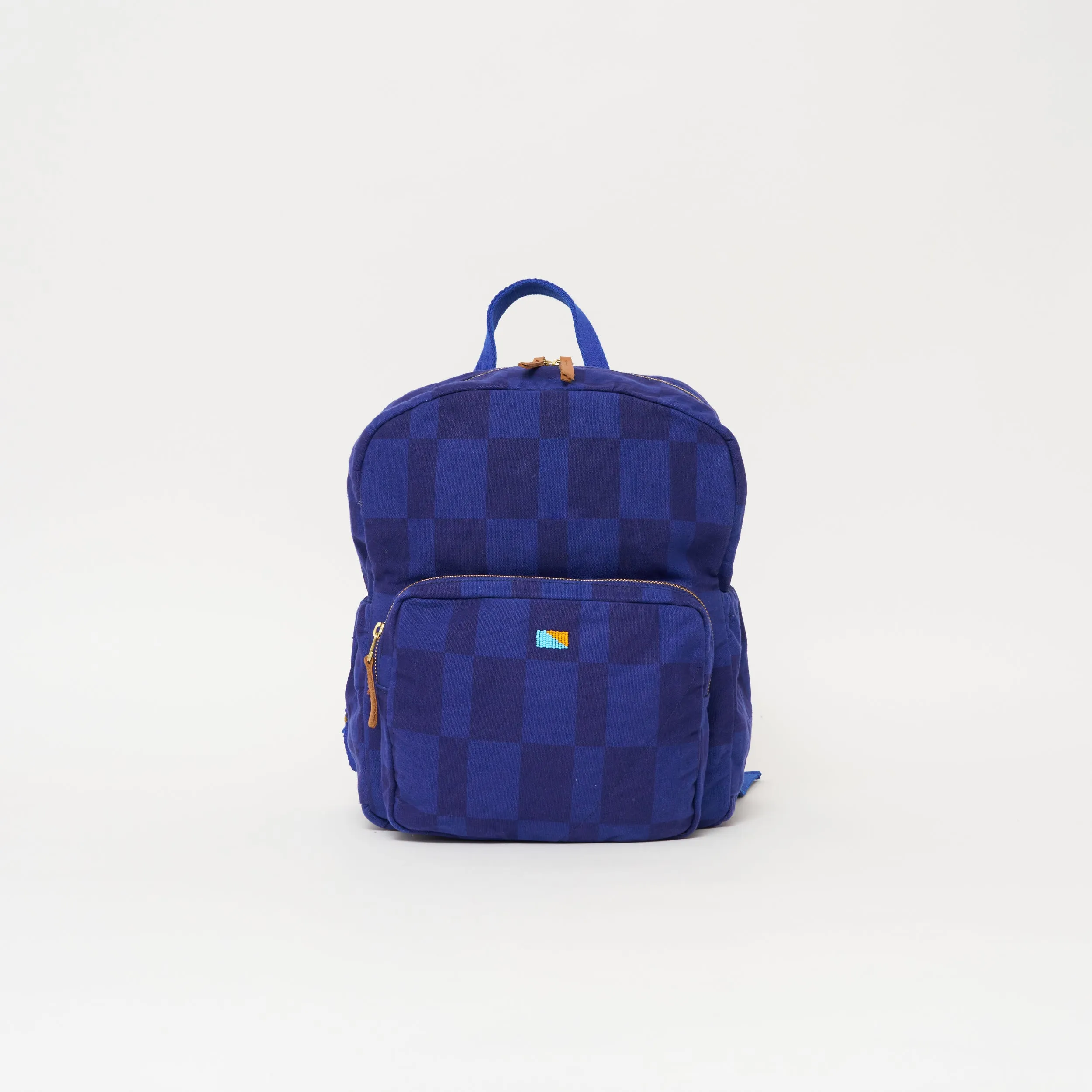 Kids' Backpack - Cobalt Checker