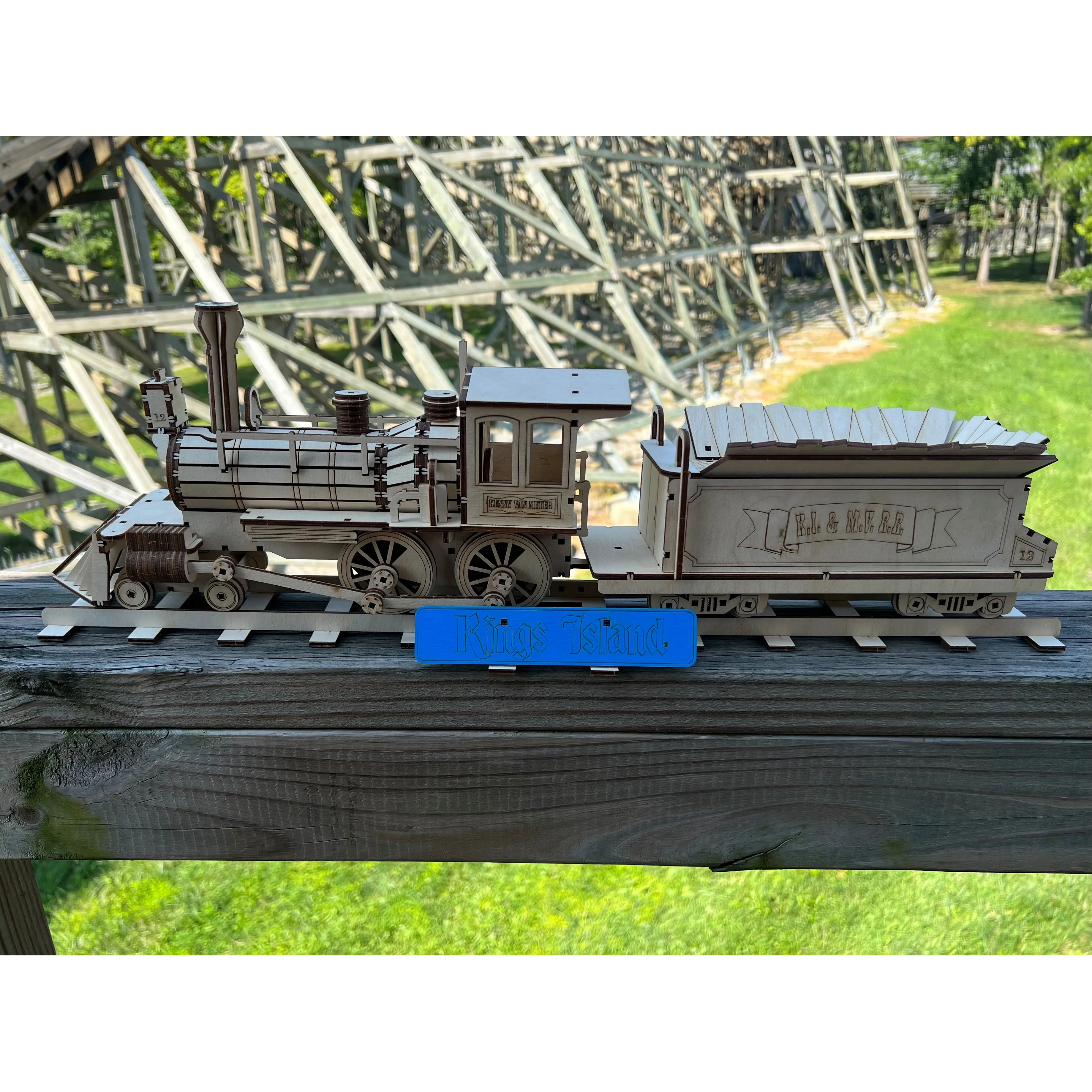 Kings Island KI & MV RR Blue Engine Limited Edition Cutout