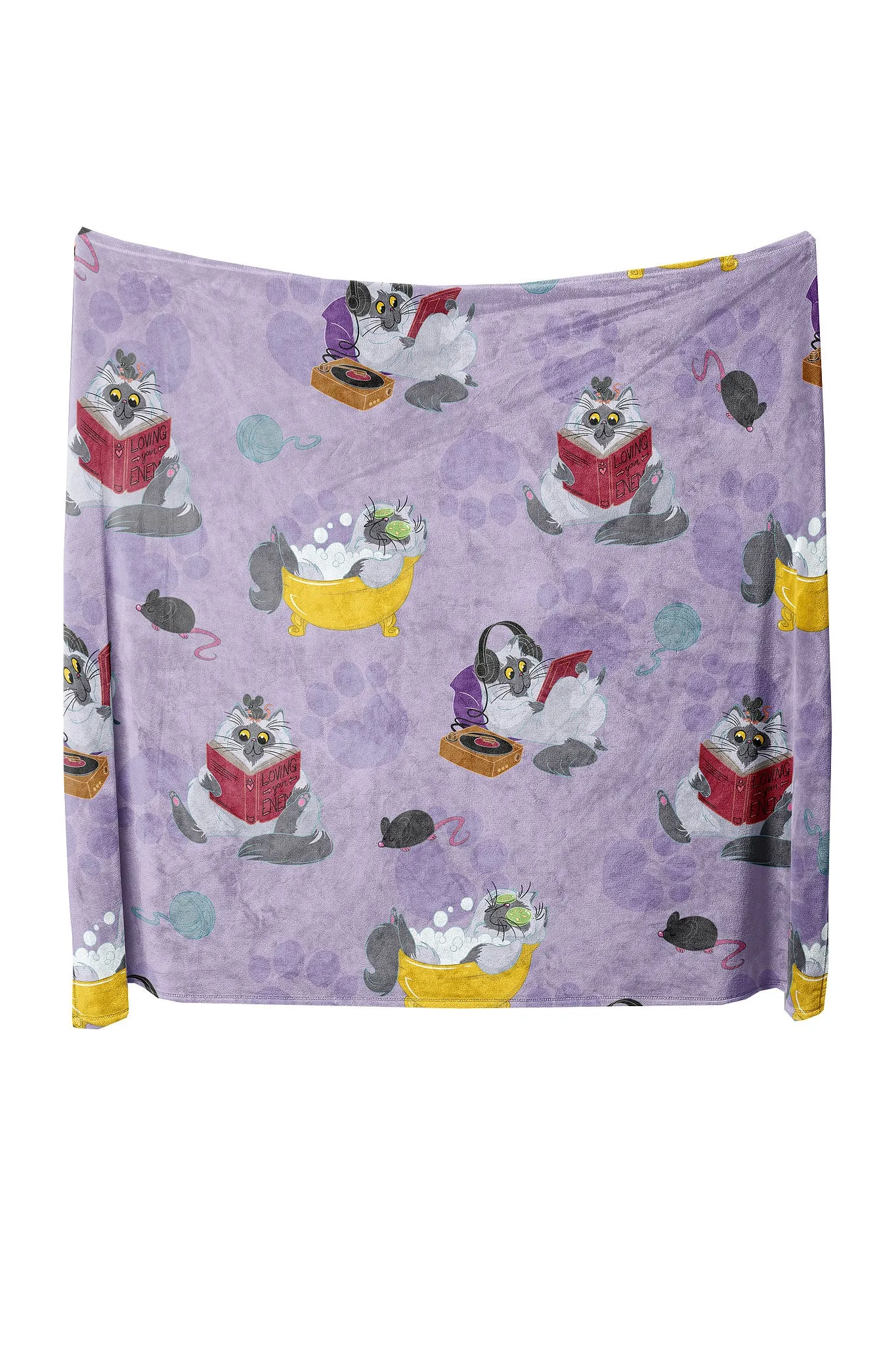 Lazy Kitty Oversized Throw/Blanket