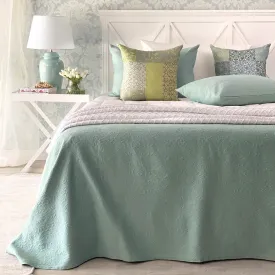 Linensmith Allegra Bedspread Set sage