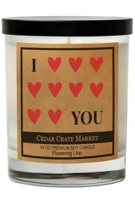 LOVE CRATE MARKET CANDLES