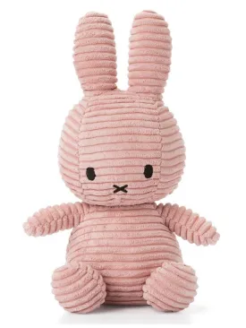 Miffy Corduroy Plush Toy - Pink Blush