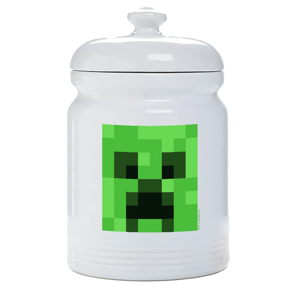 Minecraft Creeper Big Face Treat Jar