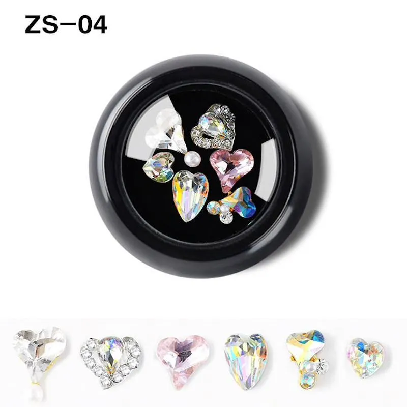 Mixed 3D Nail Art Rhinestone Charms