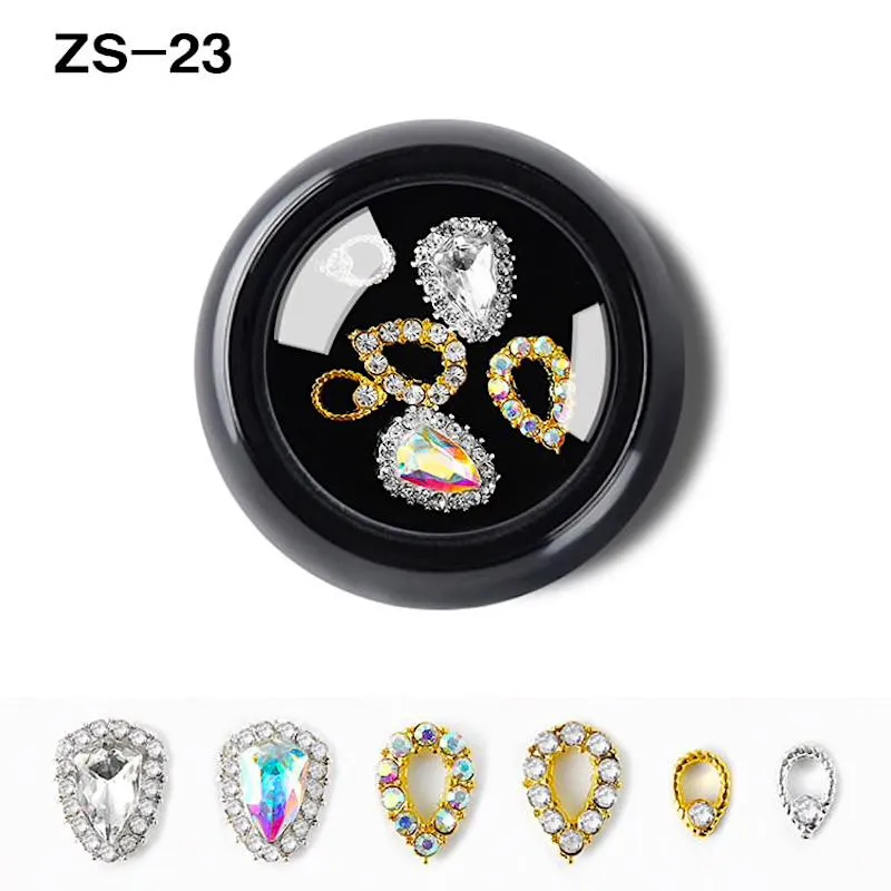 Mixed 3D Nail Art Rhinestone Charms