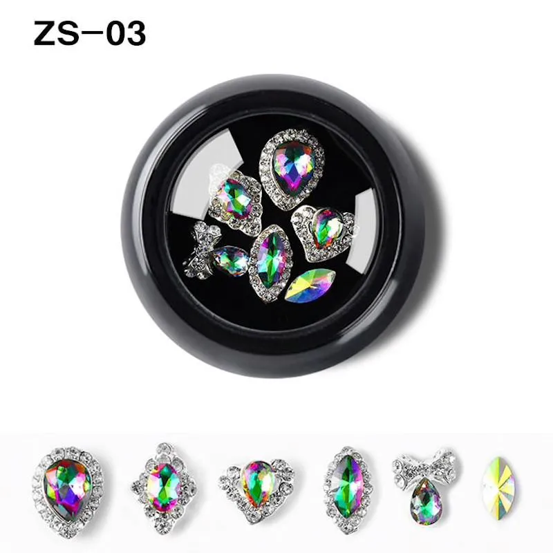 Mixed 3D Nail Art Rhinestone Charms