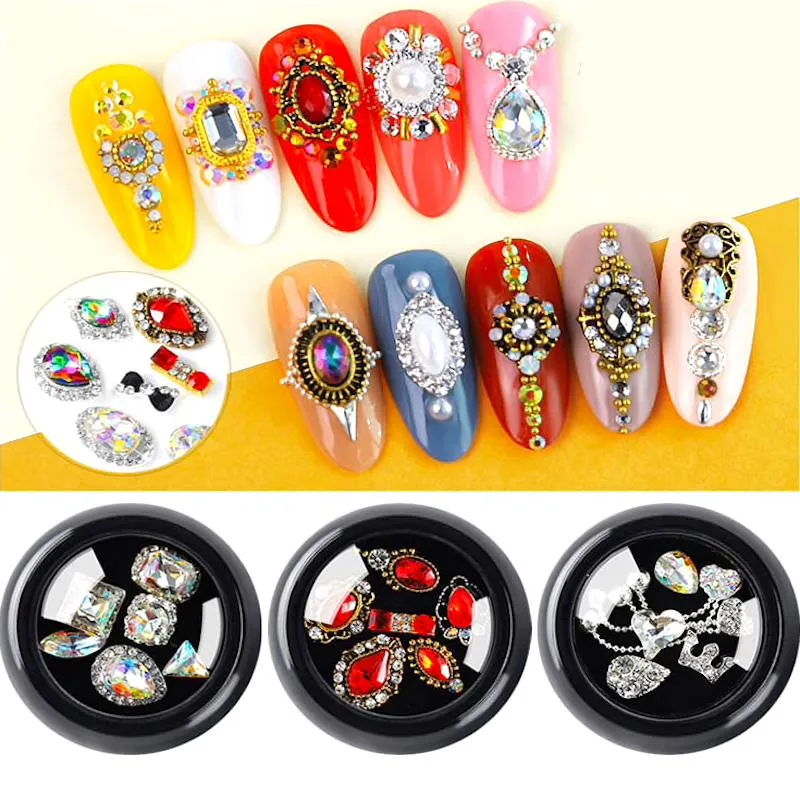 Mixed 3D Nail Art Rhinestone Charms