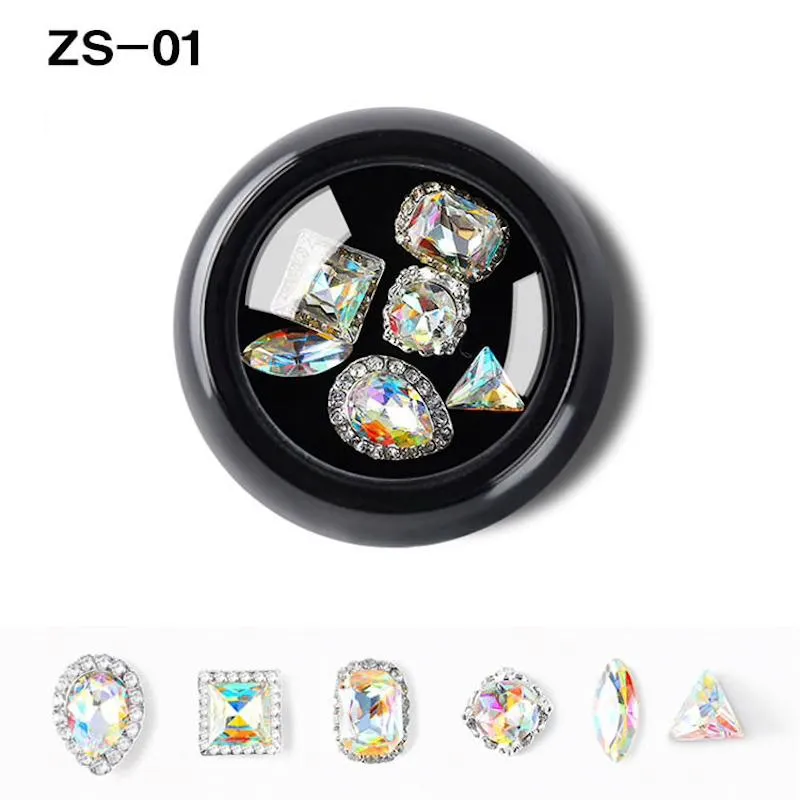 Mixed 3D Nail Art Rhinestone Charms