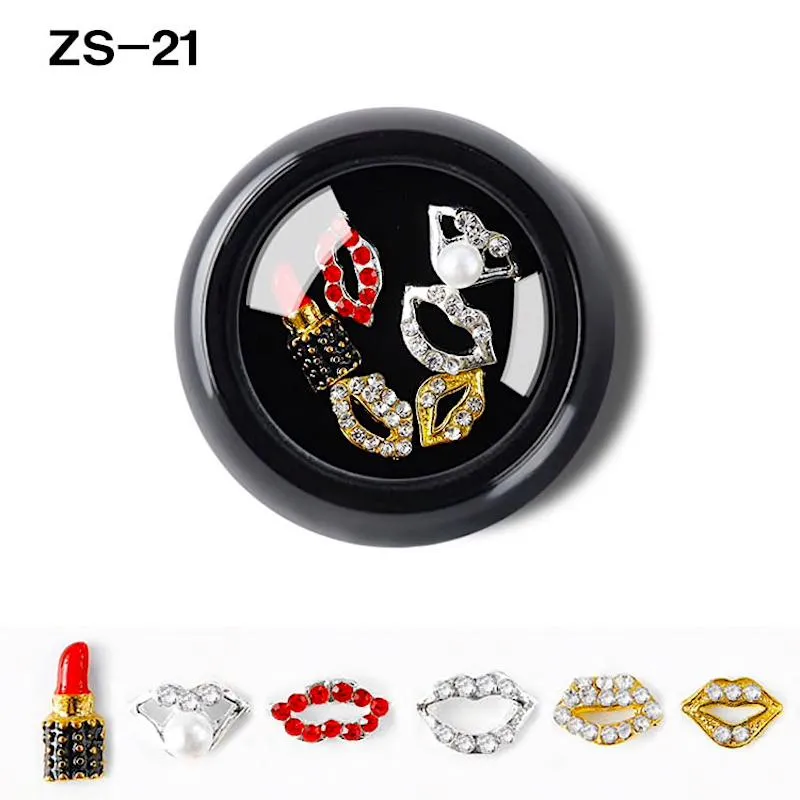 Mixed 3D Nail Art Rhinestone Charms