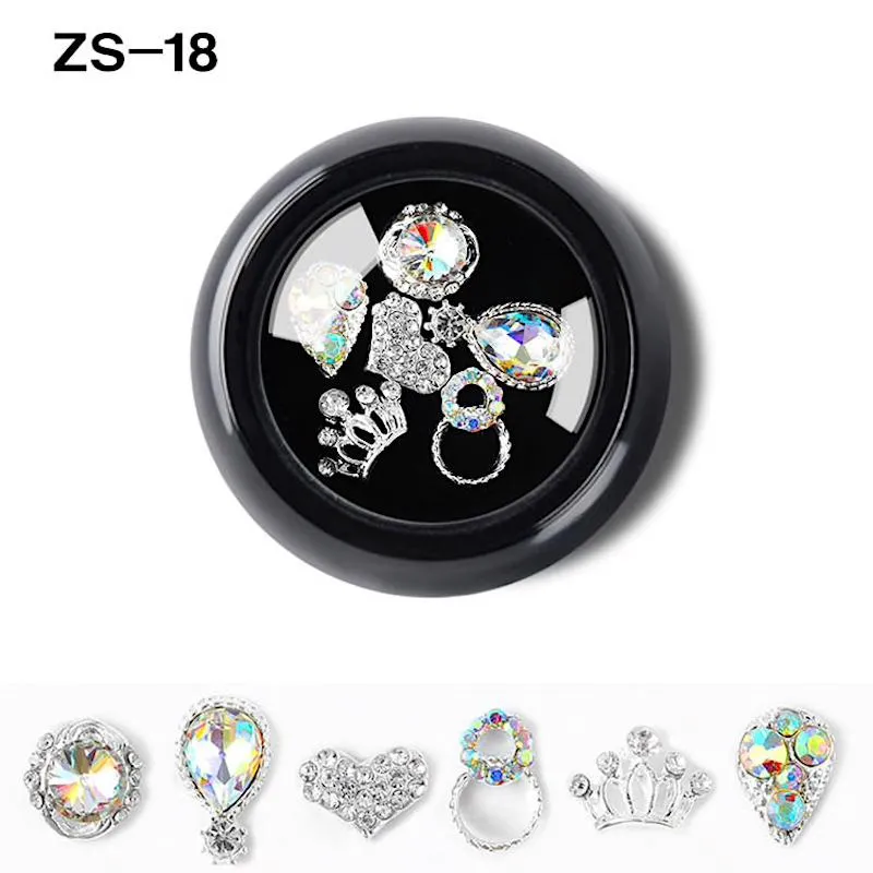 Mixed 3D Nail Art Rhinestone Charms