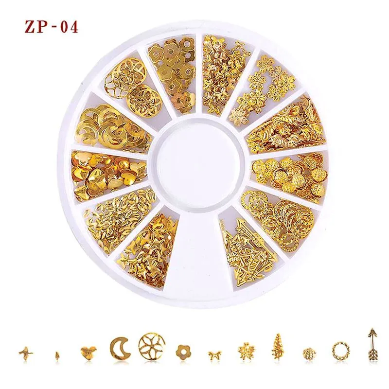 Mixed Patterns Nail Art Decoration Wheels